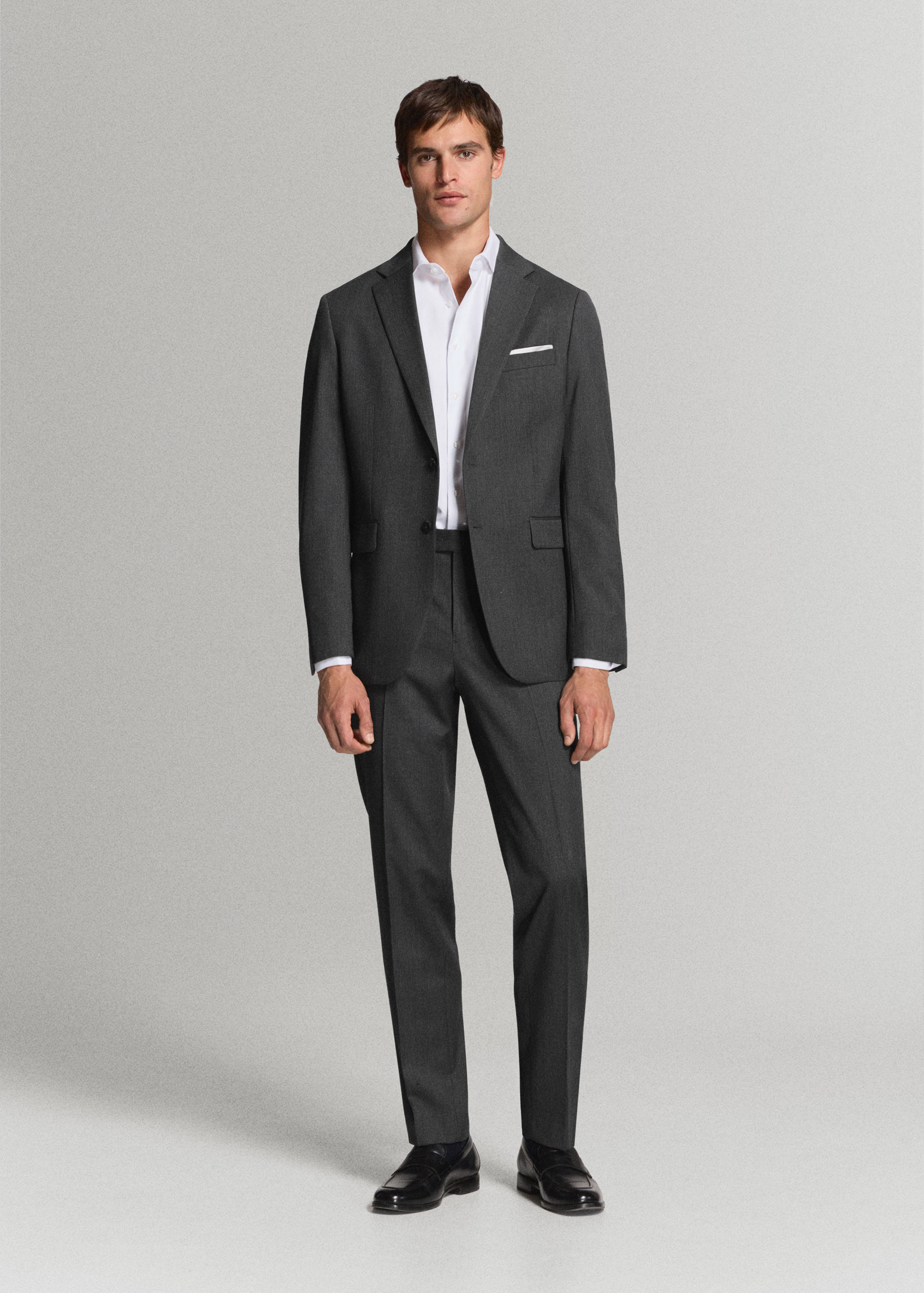 Turin 100% wool suit jacket - General plane
