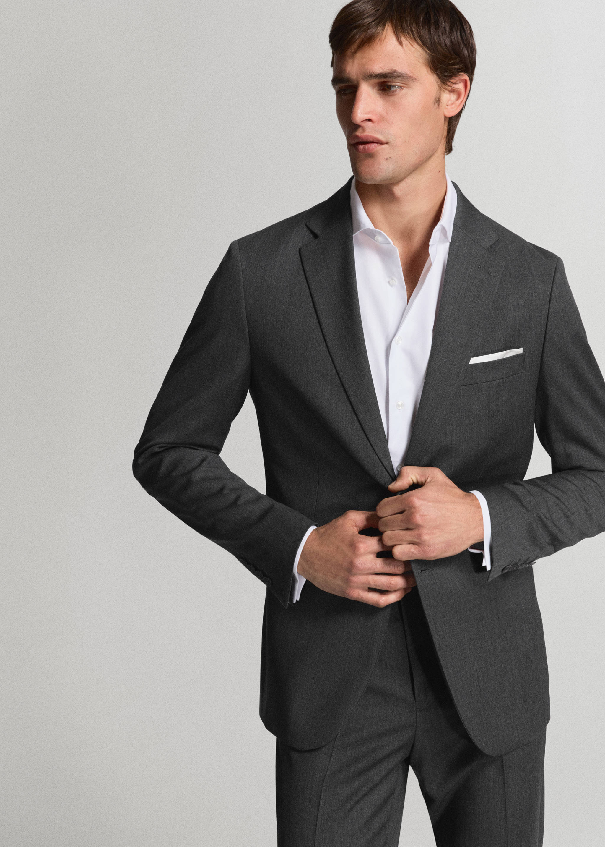 Turin 100% wool suit jacket - Details of the article 3