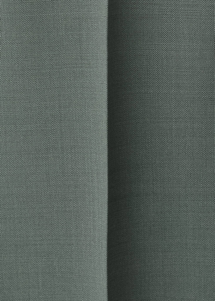 Turin 100% wool suit trousers — Green