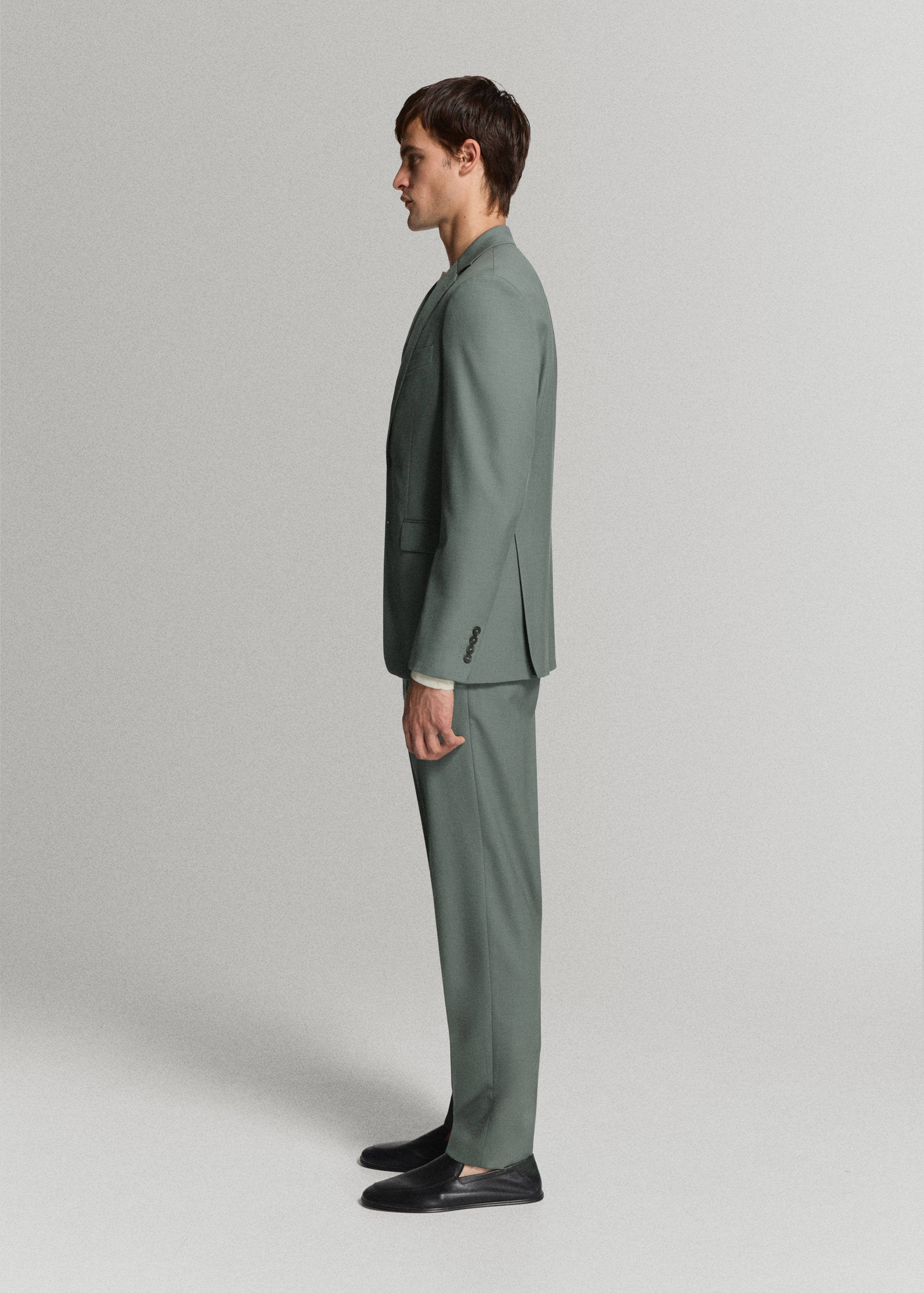 Turin 100% wool suit trousers - Details of the article 2