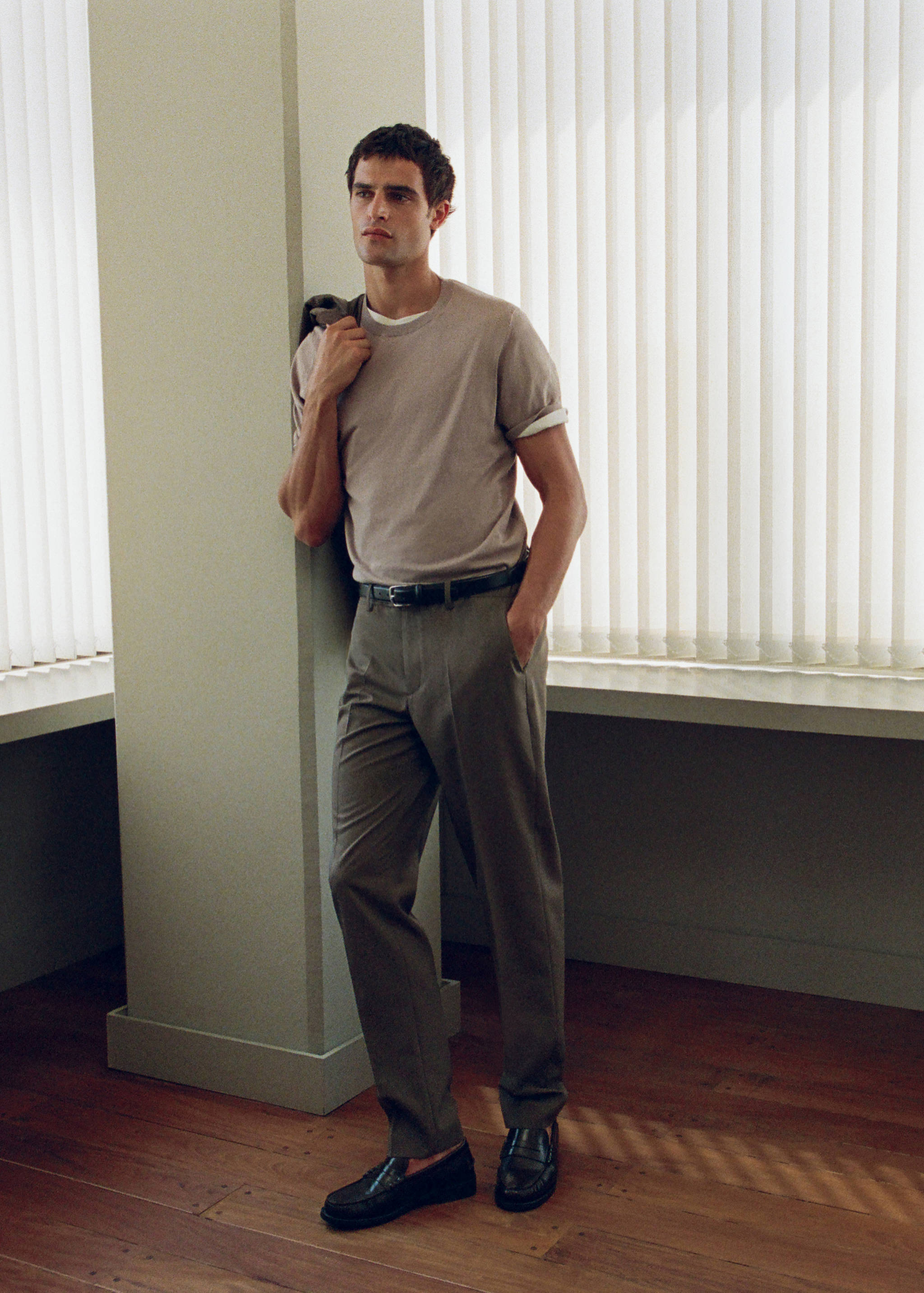 Turin 100% wool suit trousers - Details of the article 5