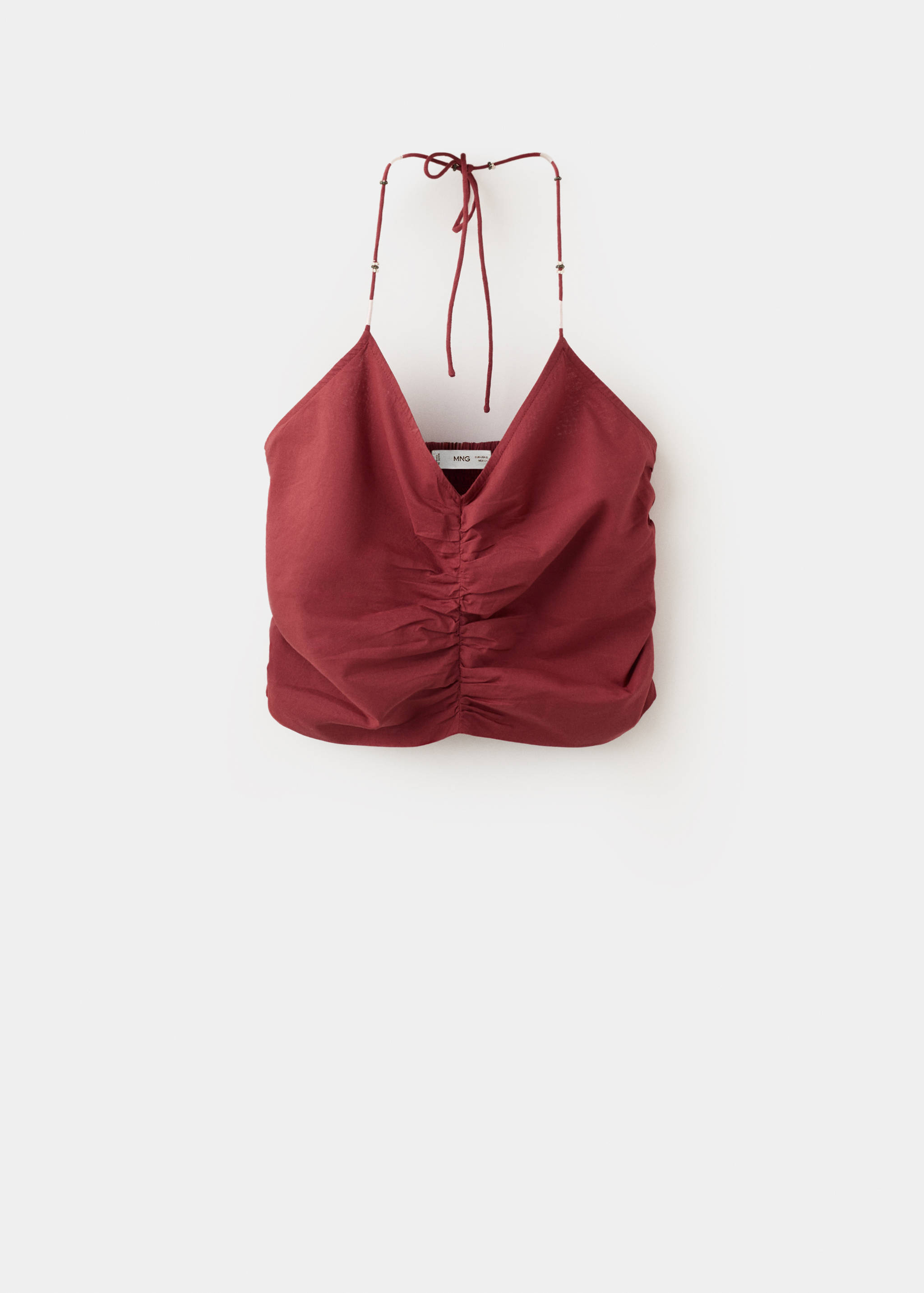 Ruched cotton top - Article without model