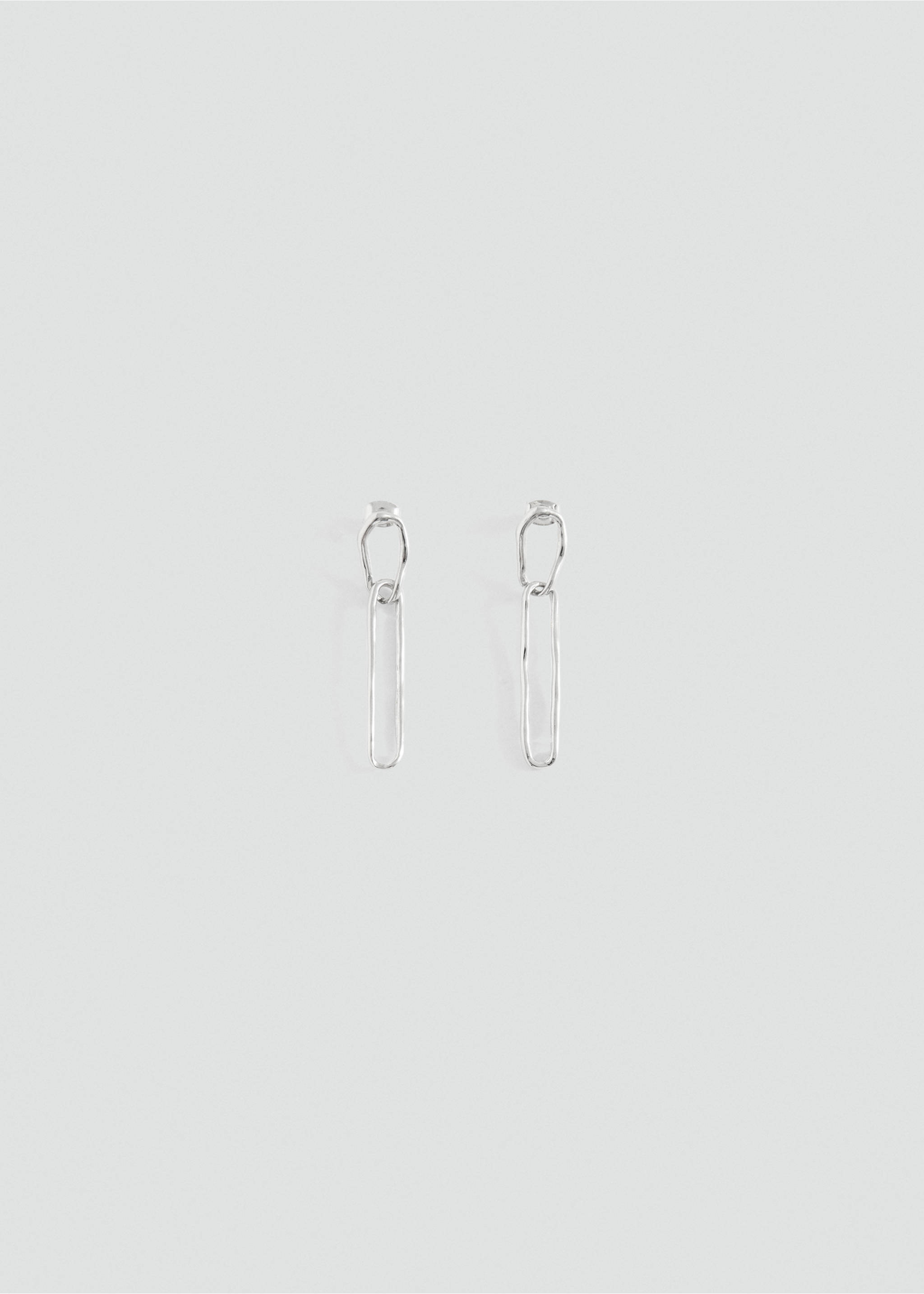 Interlocking long earrings - Artikkel uten modell, Sølv. Ref: 37021426-00.