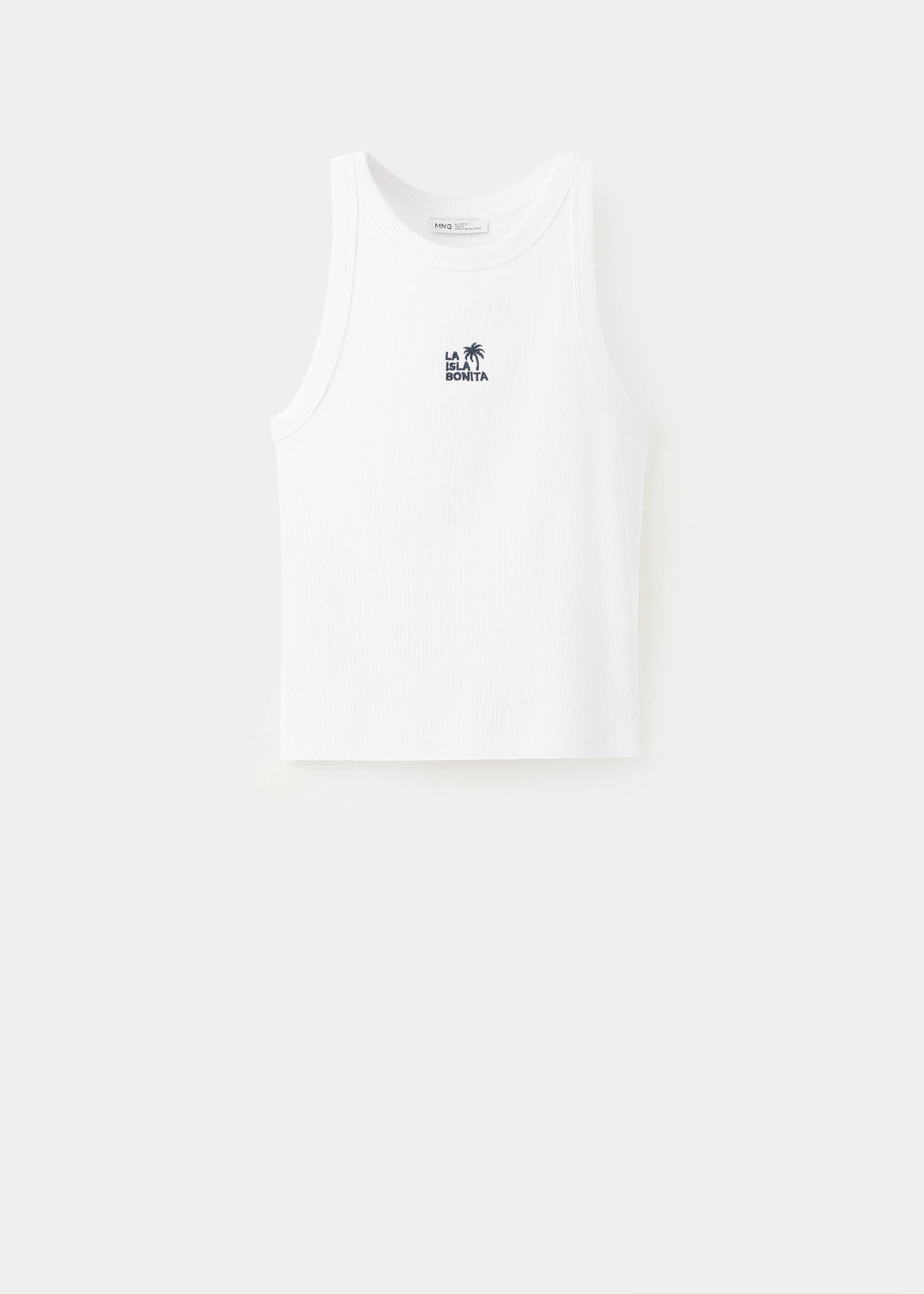 Embroidered cotton top - Article without model