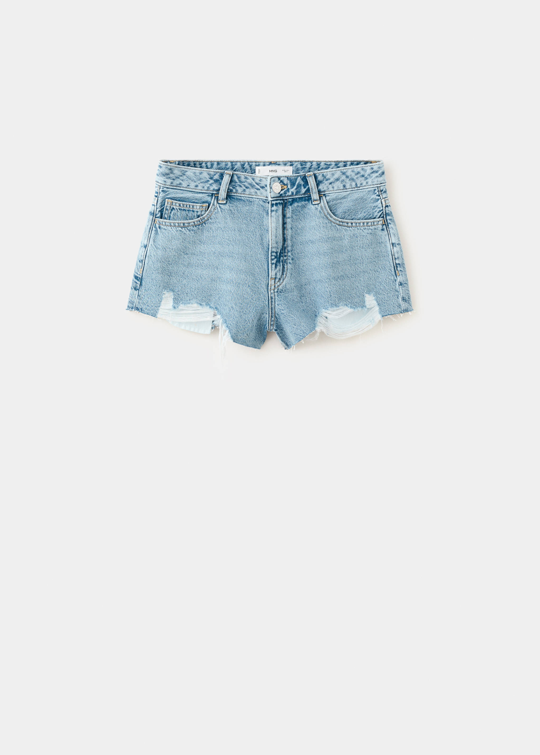 Mini shorts detalles deshilachados - Artículo sin modelo