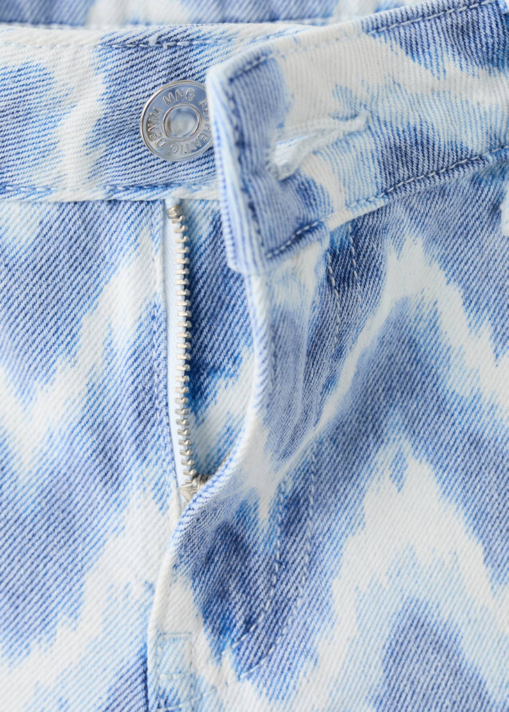 Micro fit low waist shorts — Sky Blue