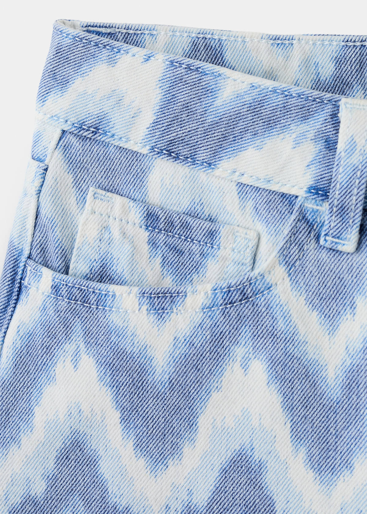 Micro fit low waist shorts — Sky Blue