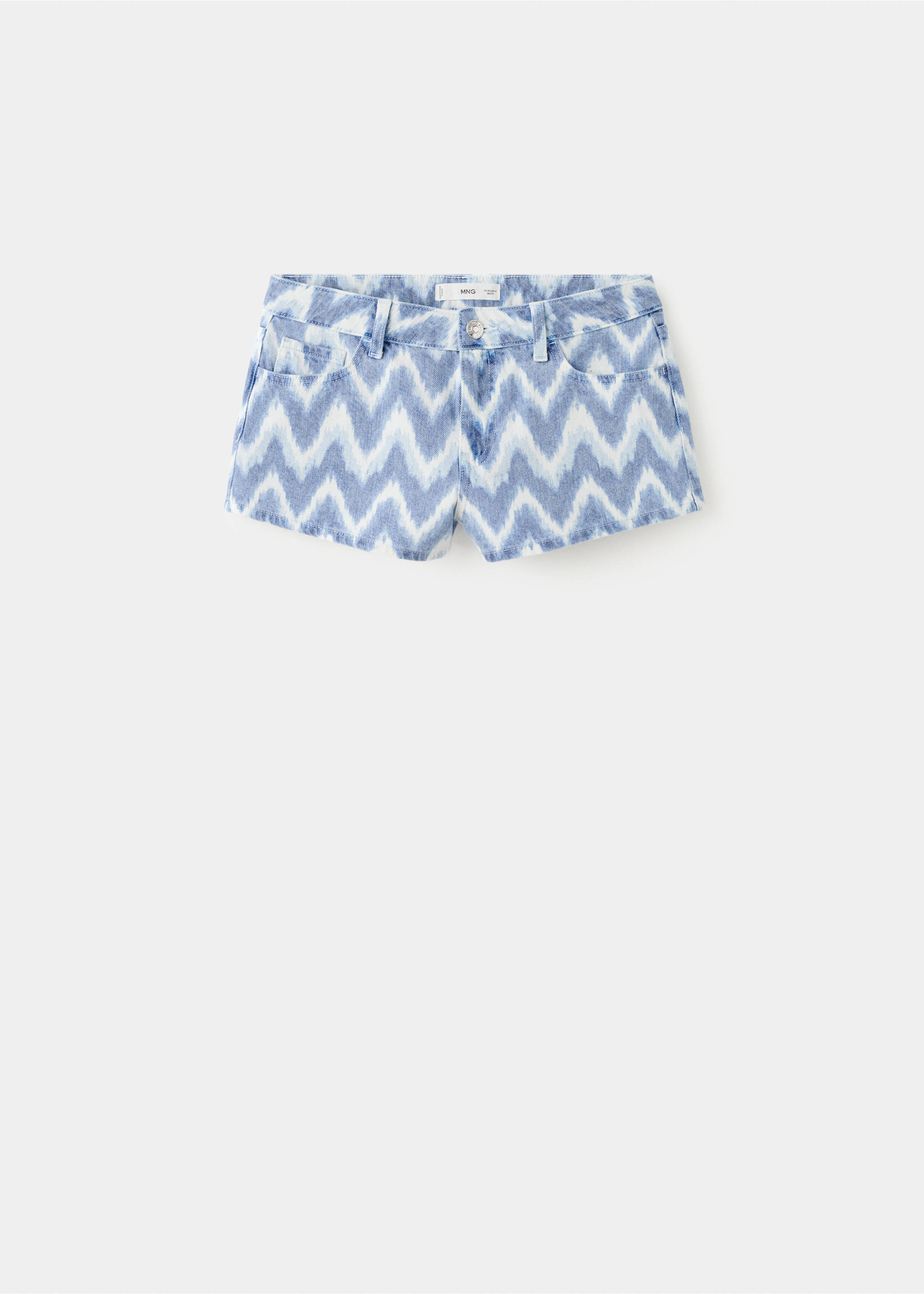 Short micro taille basse - Article sans modèle, Bleu ciel. Ref: 37021432-00.
