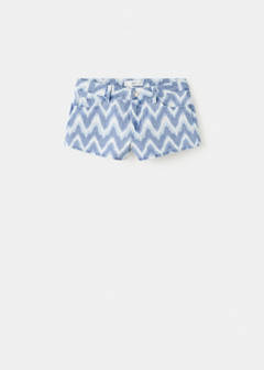 Micro fit low waist shorts — Sky Blue 3