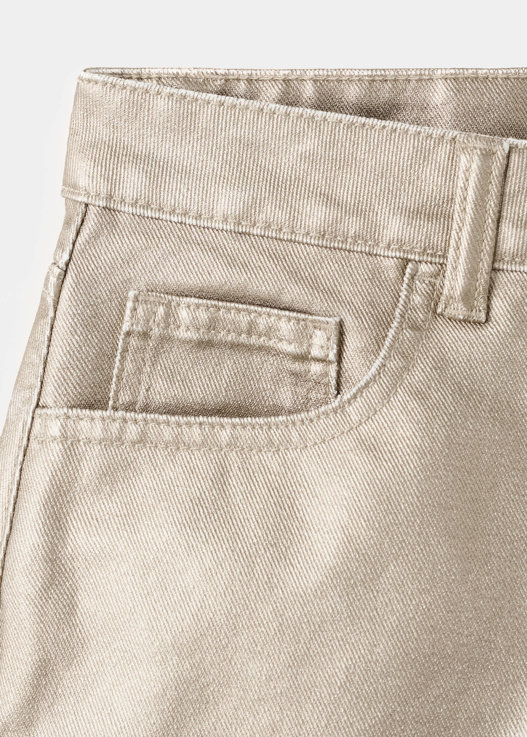 Shorts tiro bajo efecto foil - Detalle del artículo 0