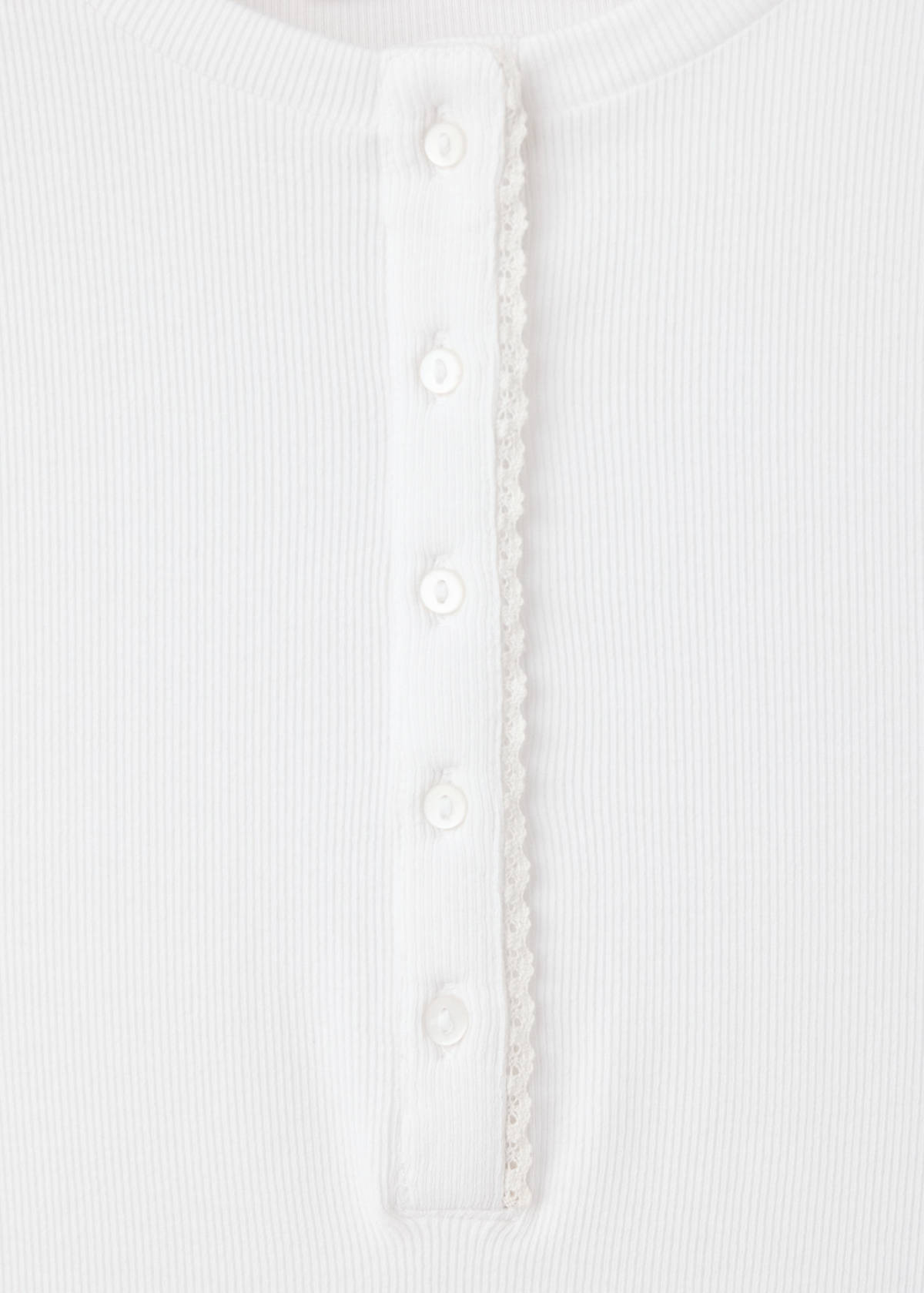 Seersucker striped two-piece pyjamas — Blue