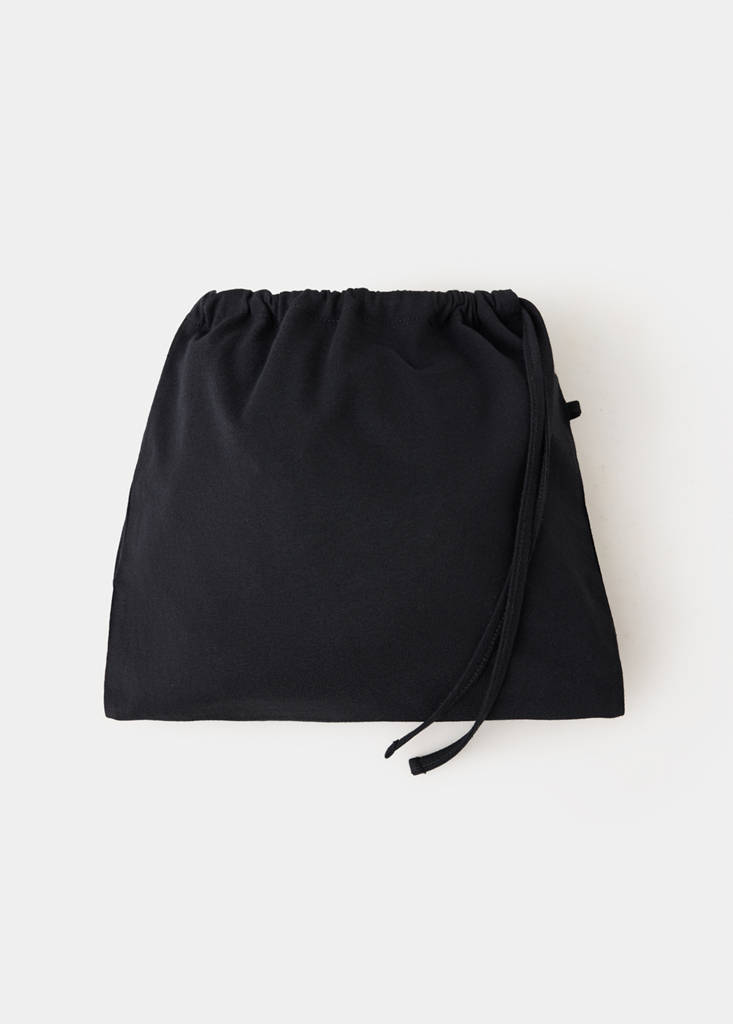 Two-piece plain cotton pyjamas — Black