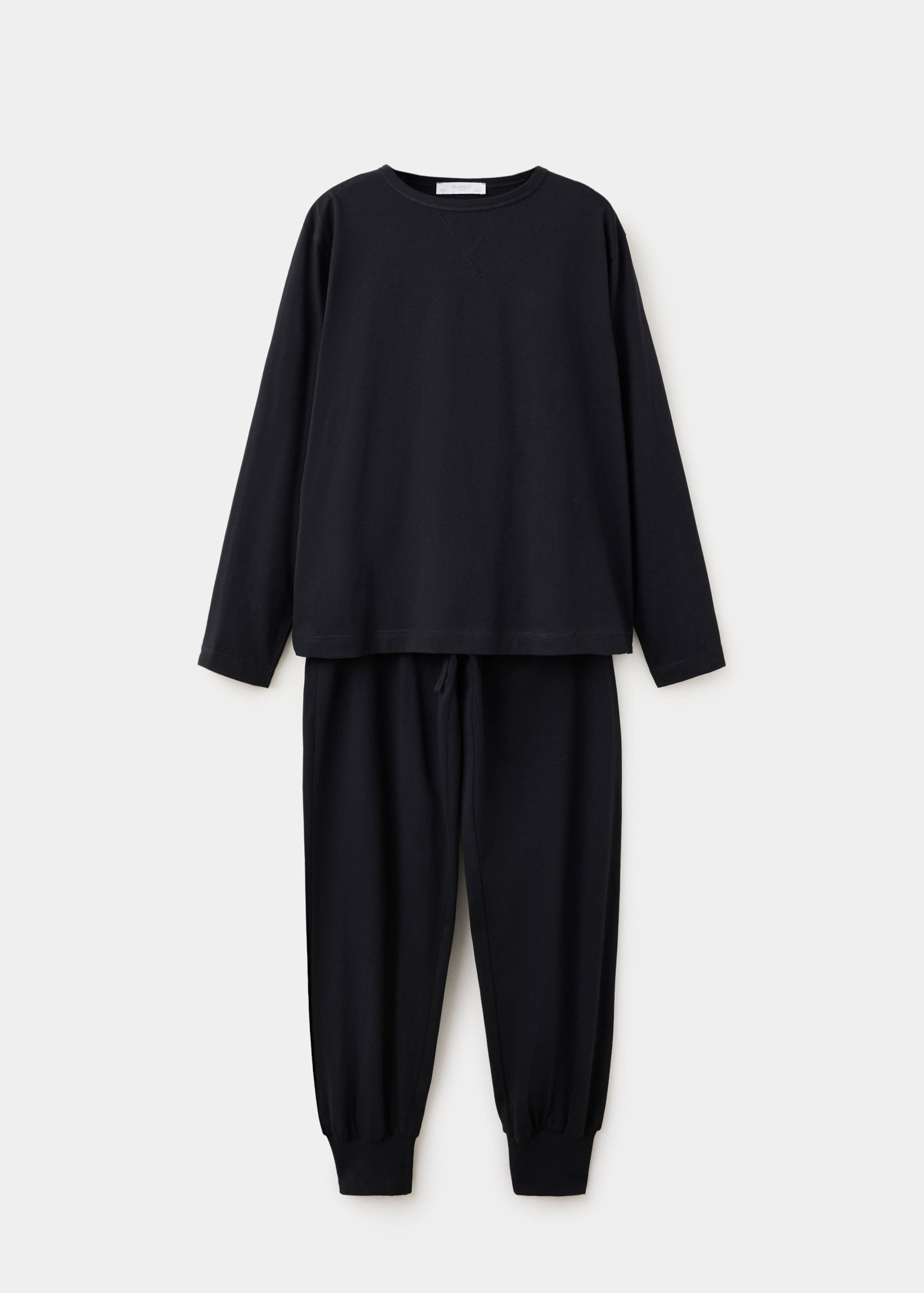 Pyjama deux pièces coton uni - Article sans modèle