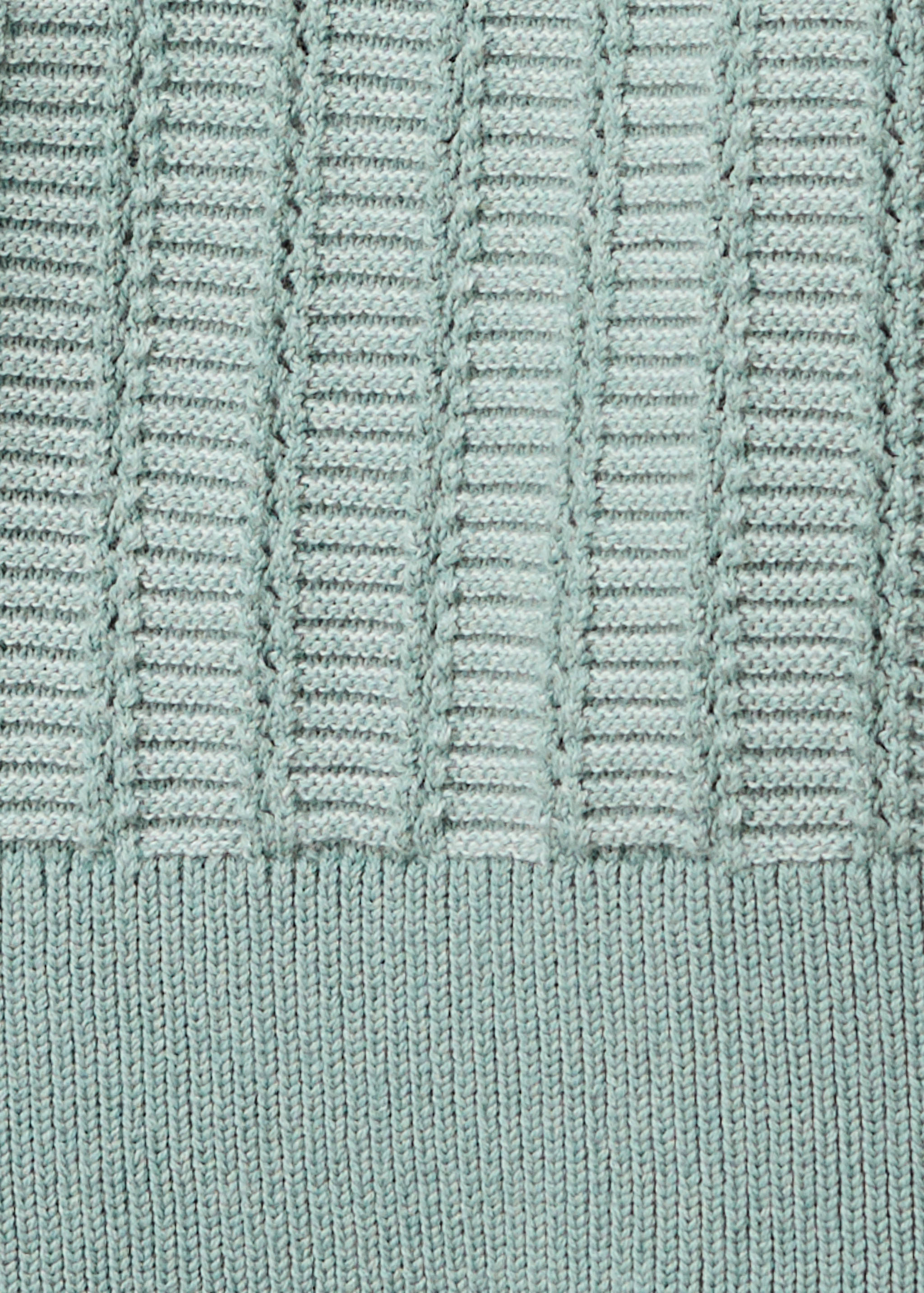 Polo en maille structurée 100 % coton - Détail de l'article 0