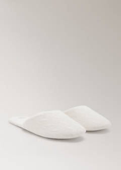 Open house slippers — Ivory White 1