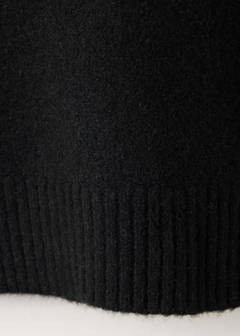 V-neck knit sweater — Black 8