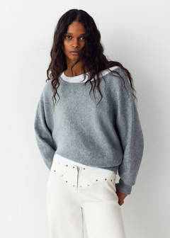 Straight-leg jeans with permanent studs — Off White 1