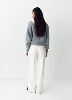 Straight-leg jeans with permanent studs — Off White 5