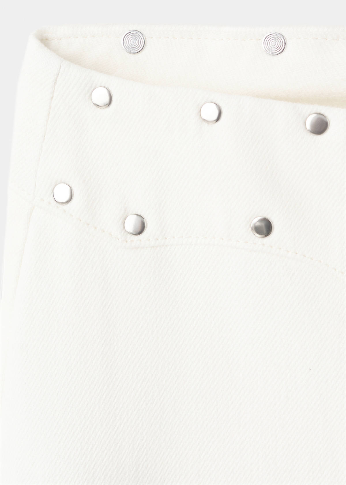 Straight-leg jeans with permanent studs — Off White
