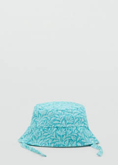 Bucket print hat — Aqua Green 1