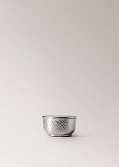 Wooden box with hammered metal effect — Silver 5