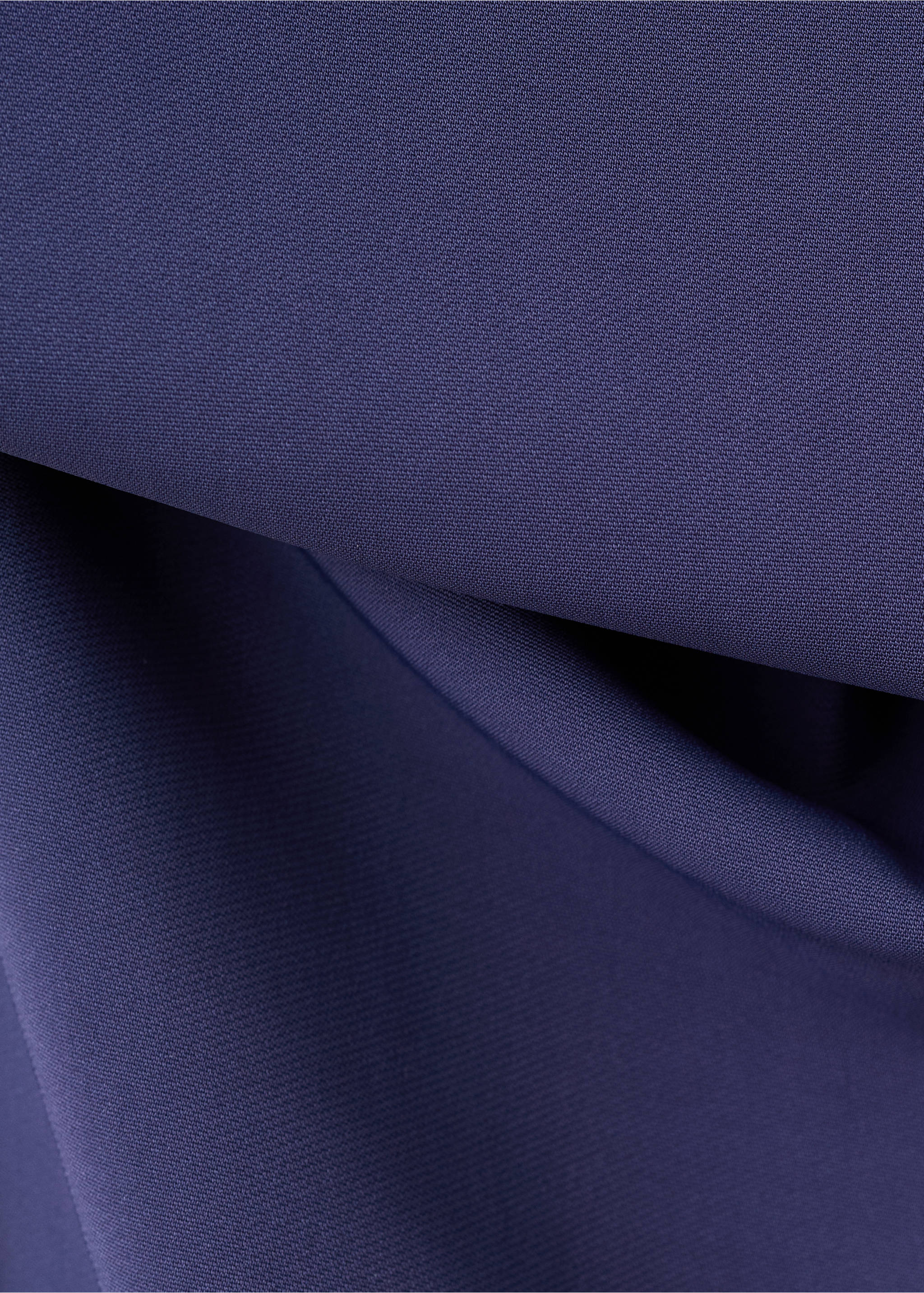 Robe avec dos ouvert et drapé - Détail de l'article 0, Bleu nuit. Ref: 37021453-00.