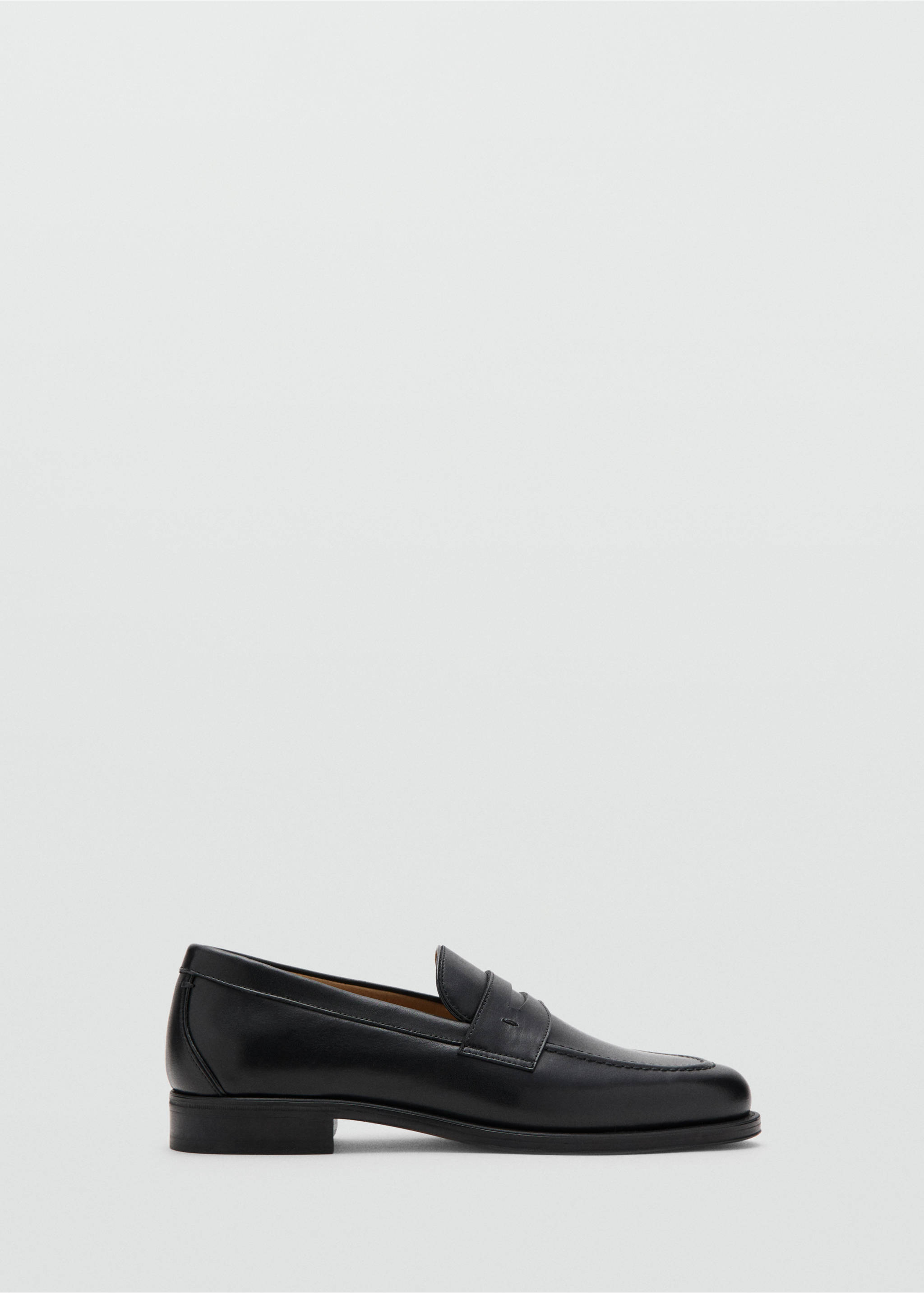 Leather penny loafers - Article without model, Black. Ref: 37021463-00.