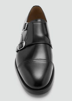 Double buckle leather shoe — Black 5