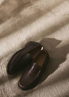 Leather penny loafers — Brown 7