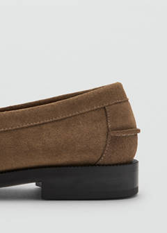 Split leather moccasin — Light/Pastel Brown 3