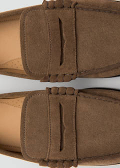 Split leather moccasin — Light/Pastel Brown 5