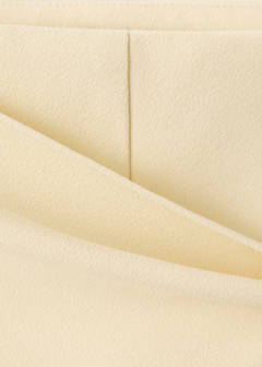 Straight shorts with tie detail — Pastel Yellow 5