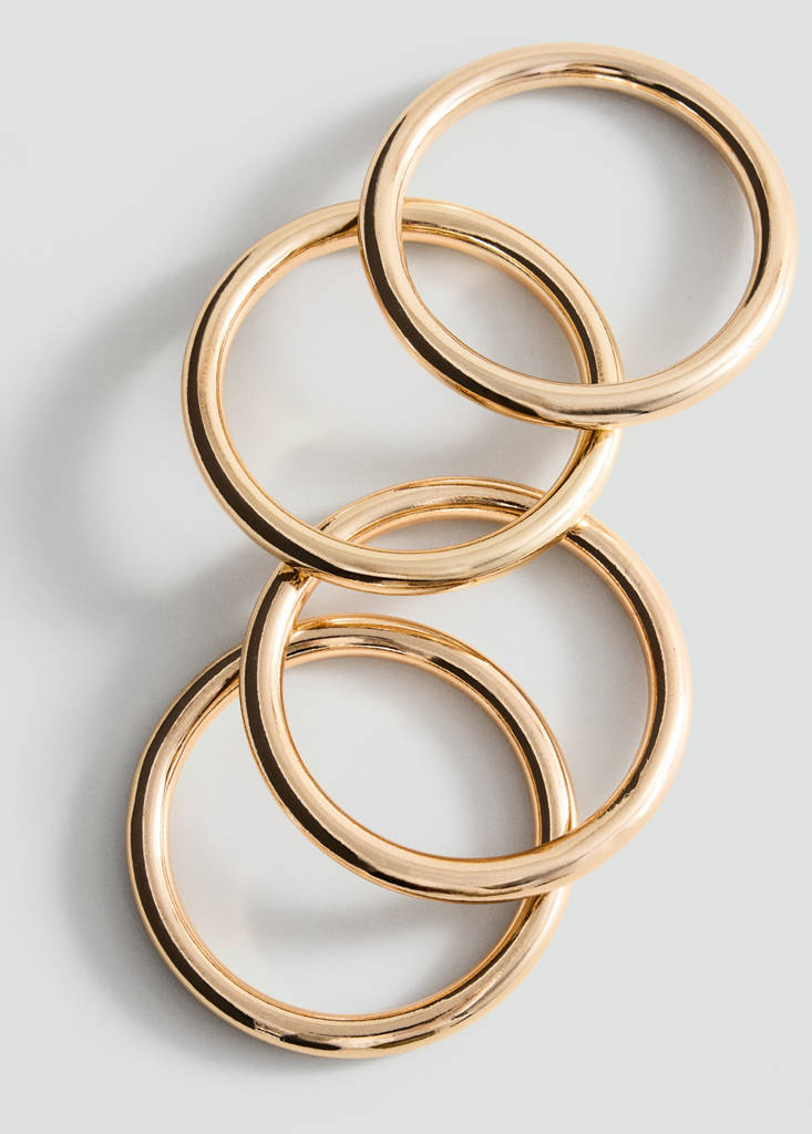 Mixed bracelet set — Gold