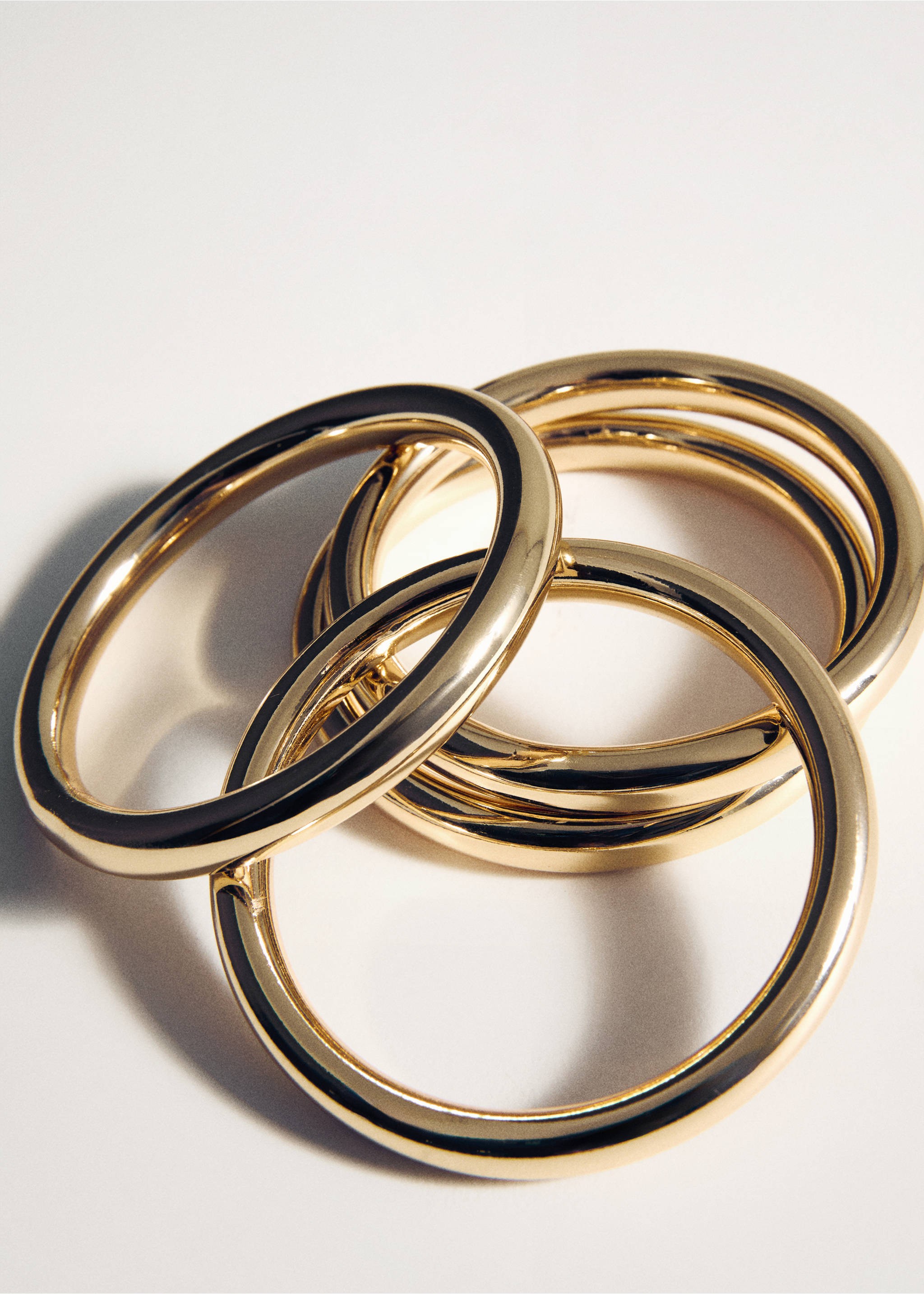 Mixed bracelet set - Details of the article 1, Gold. Ref: 37021471-00.