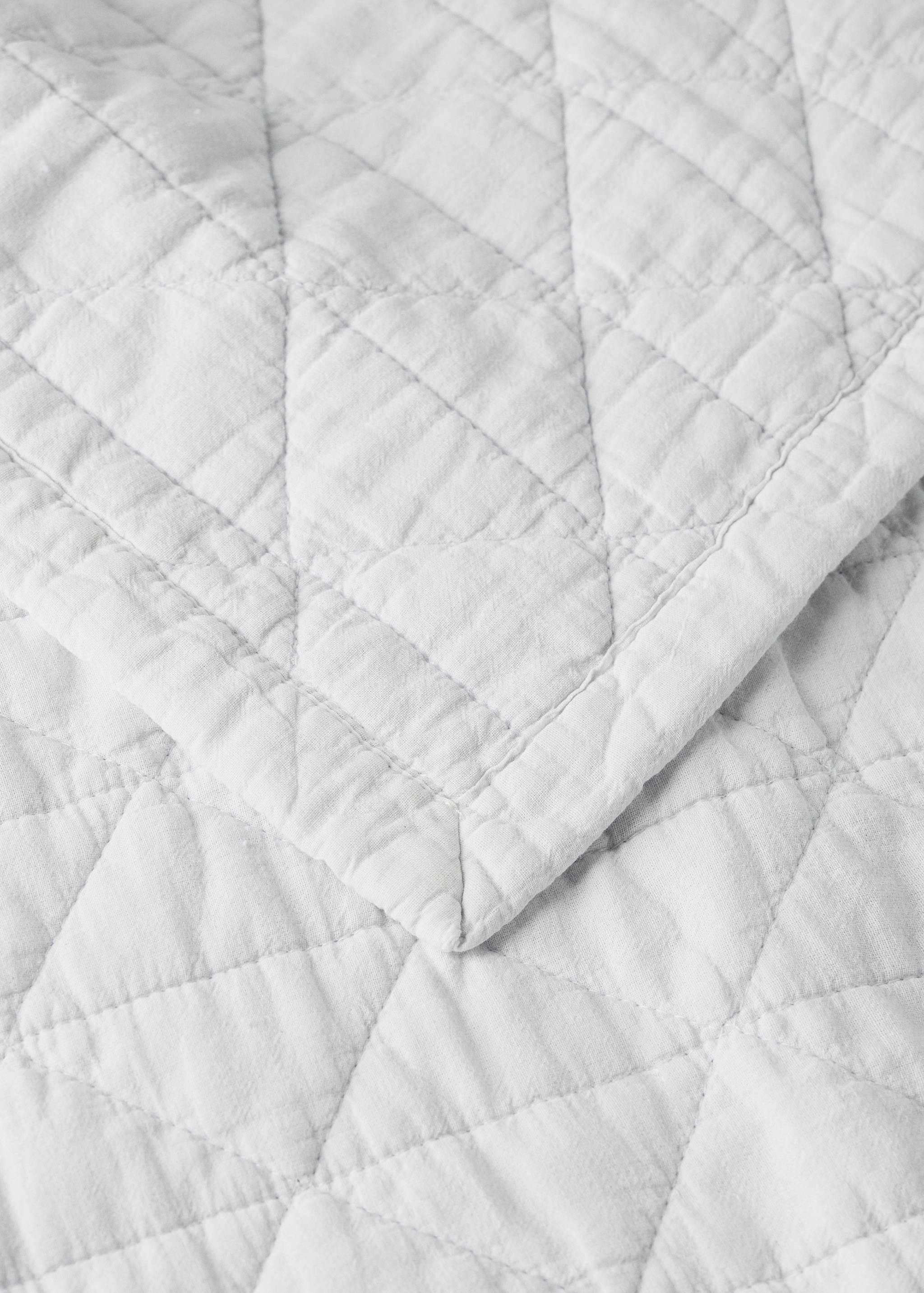 100% cotton quilt with diamond pattern, for 90 cm bed - Details of the article 1