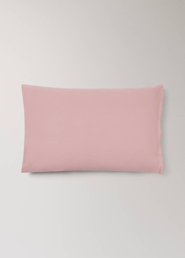 Percale cotton pillow case 50x75cm — Light/Pastel Purple