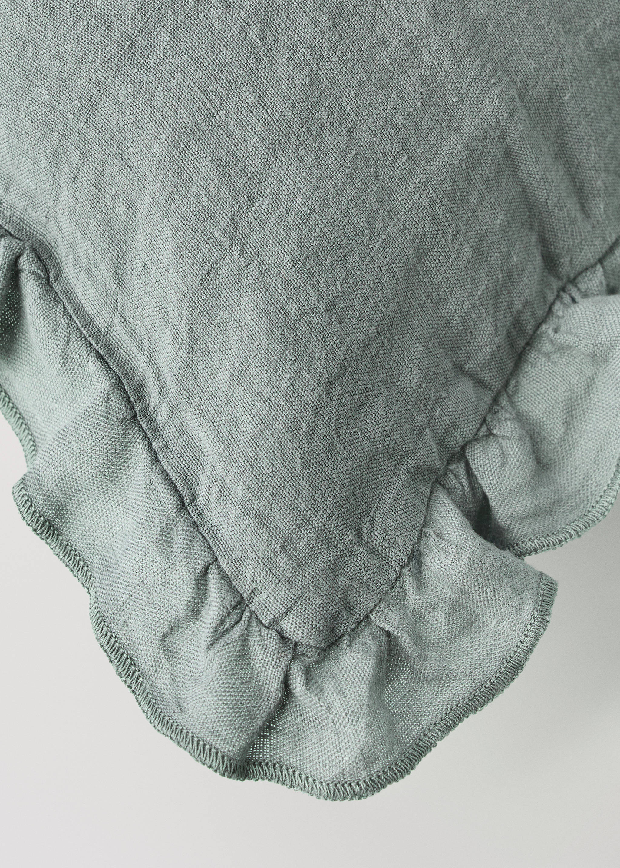Housse de coussin enfant 100 % lin garment-dyed 30x40 cm - Détail de l'article 1