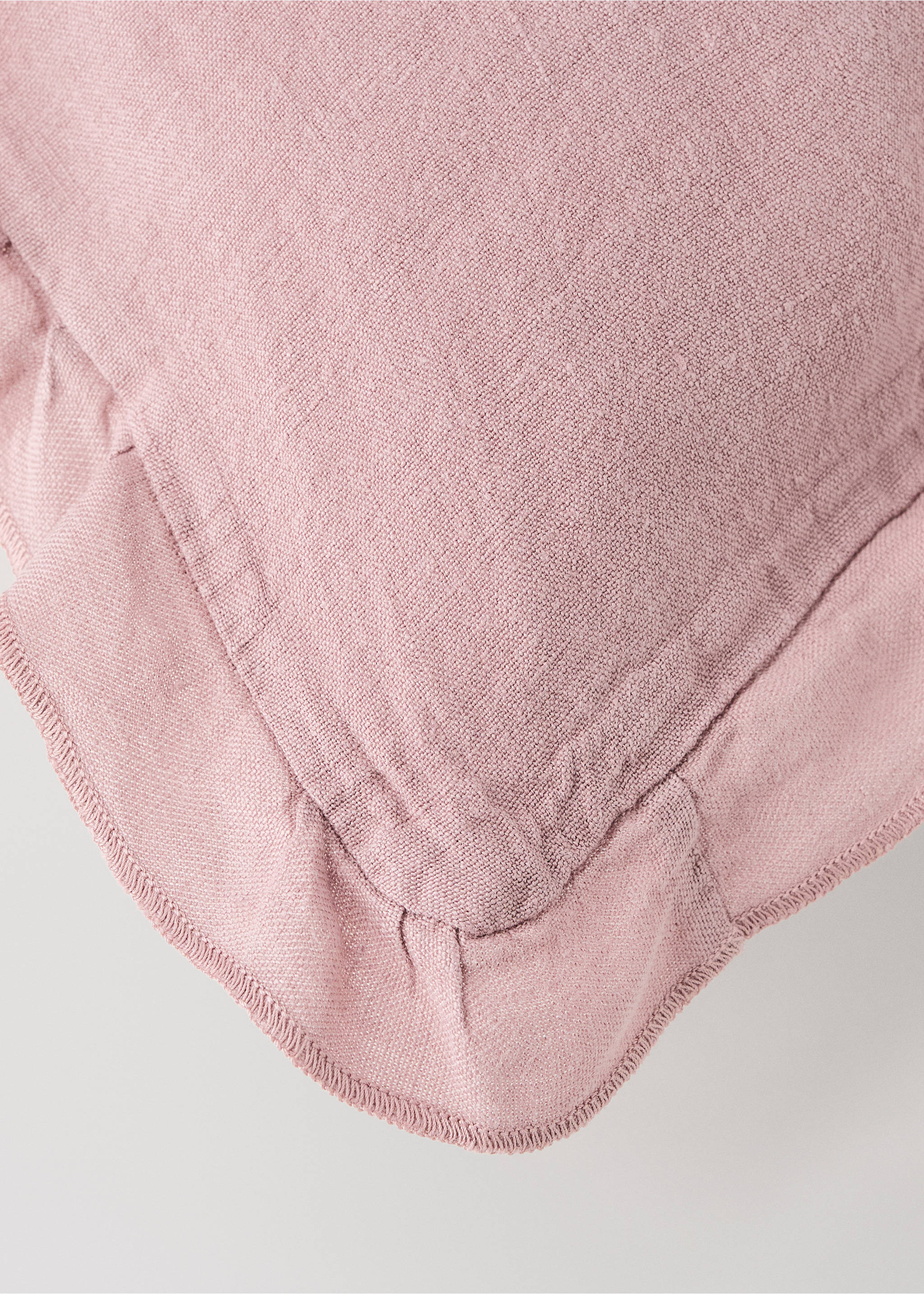 Housse de coussin enfant 100 % lin garment-dyed 30x40 cm - Détail de l'article 1, Violet clair/pastel. Ref: 37021495-00.