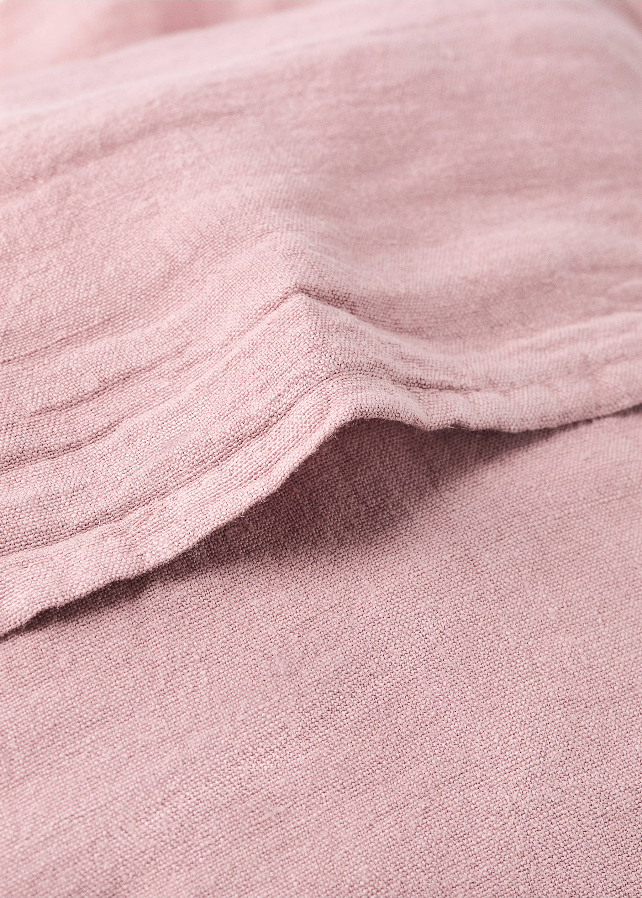 Housse de coussin enfant 100 % lin garment-dyed 30x40 cm - Détail de l'article 2, Violet clair/pastel. Ref: 37021495-00.