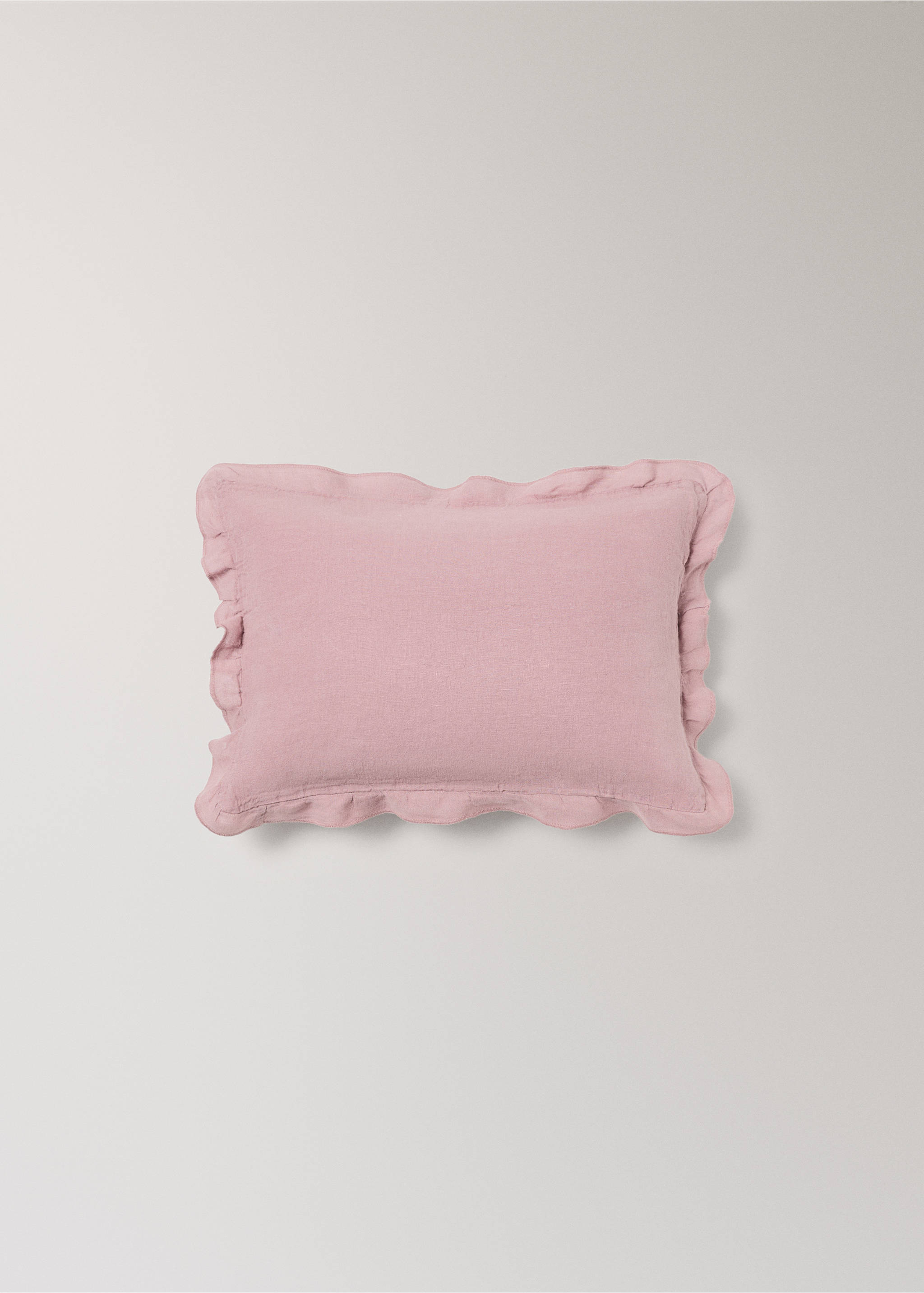 Housse de coussin enfant 100 % lin garment-dyed 30x40 cm - Article sans modèle, Violet clair/pastel. Ref: 37021495-00.