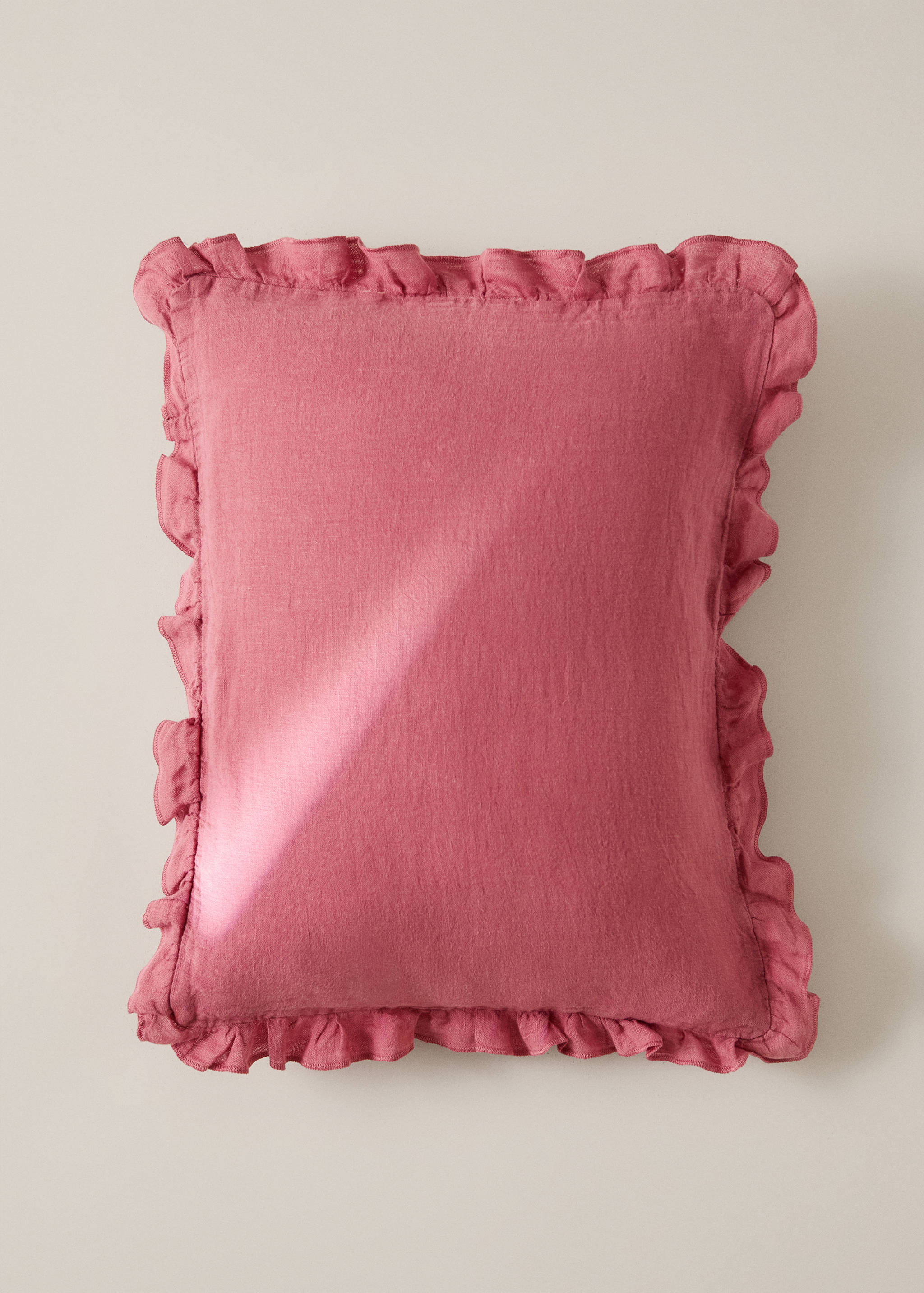 Children's cushion cover 100% linen garment-dyed 30x40 cm - General plane