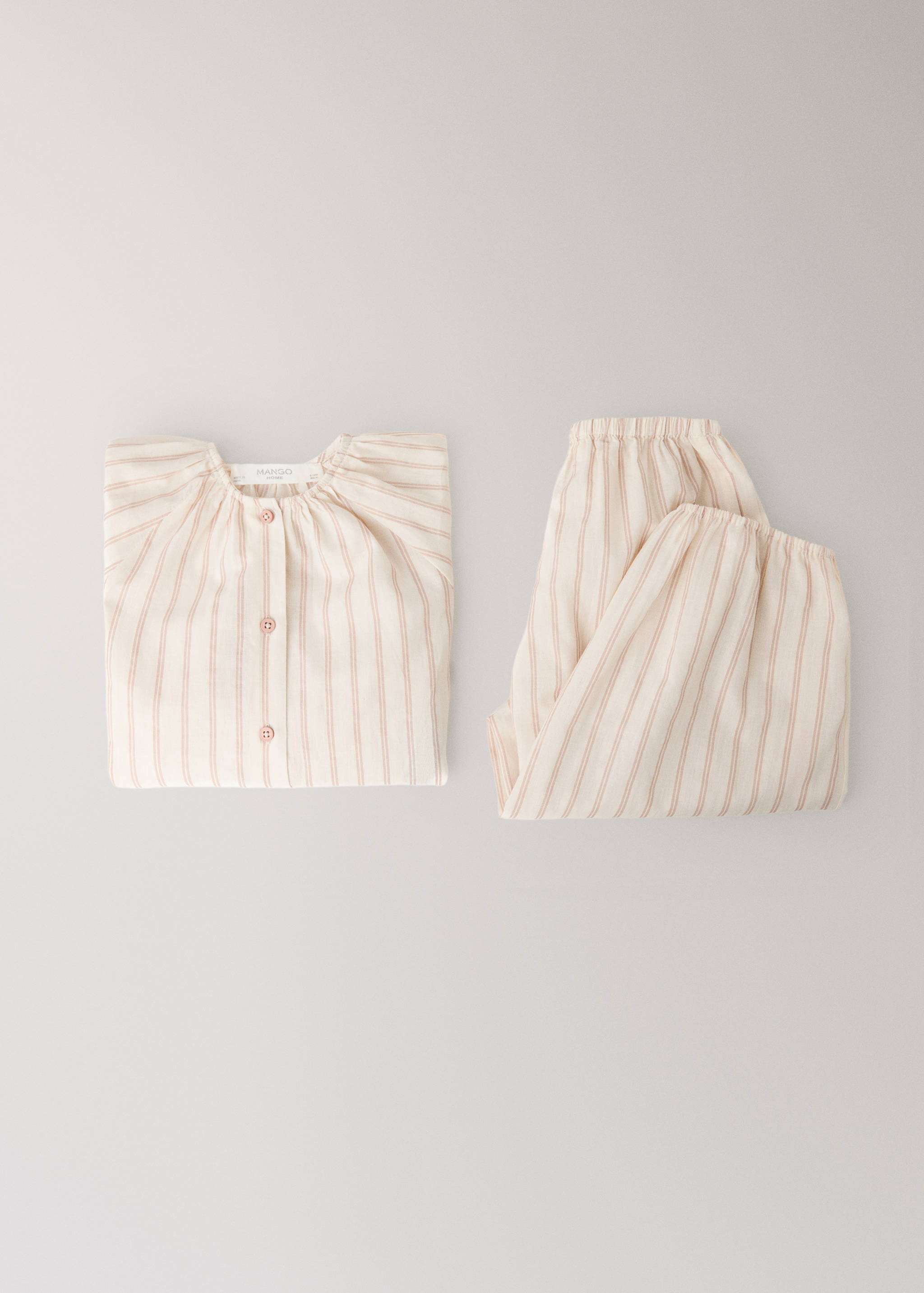 Striped pyjama T-shirt - Details of the article 3