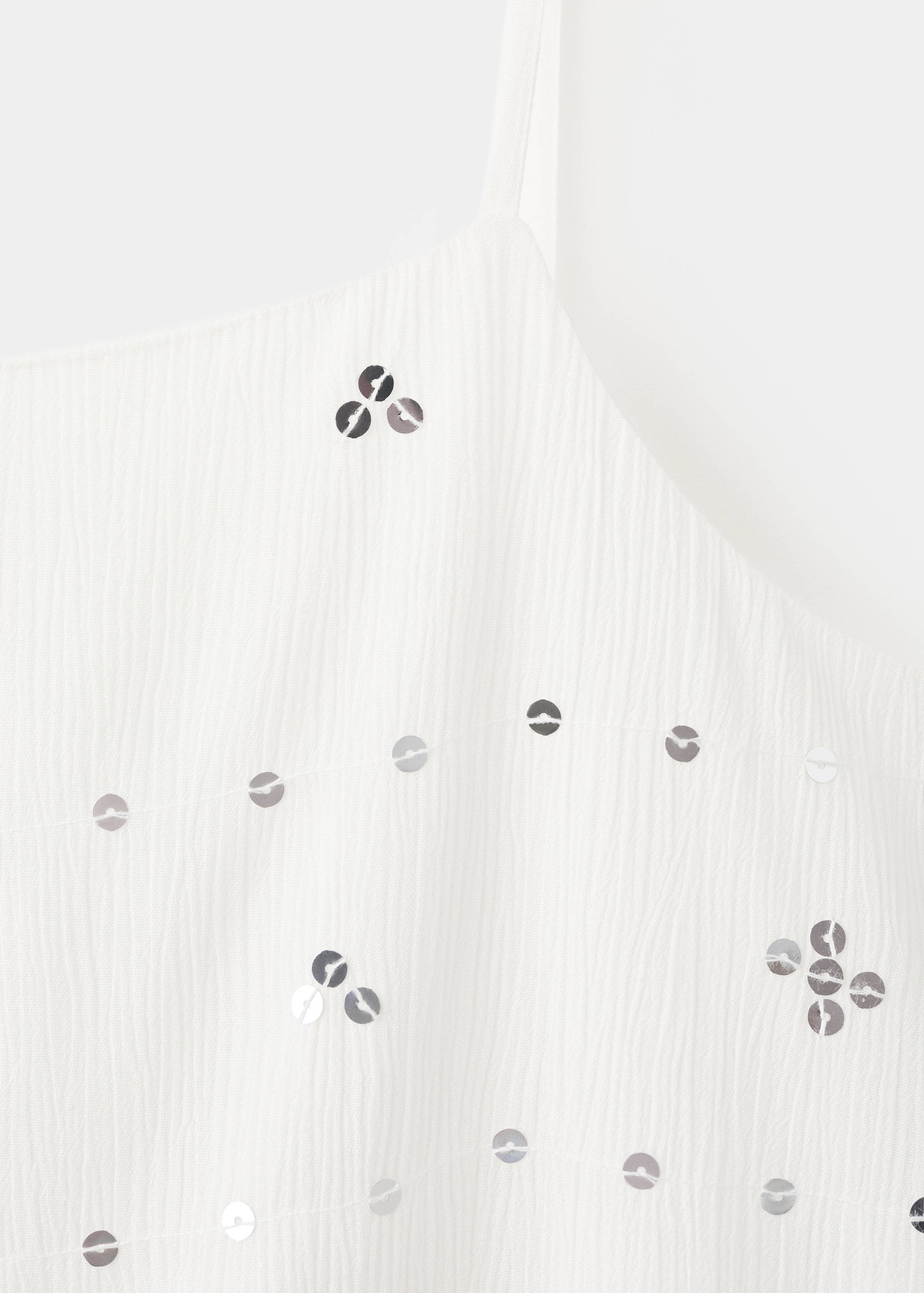 Sequin top with spaghetti strap - Details of the article 8