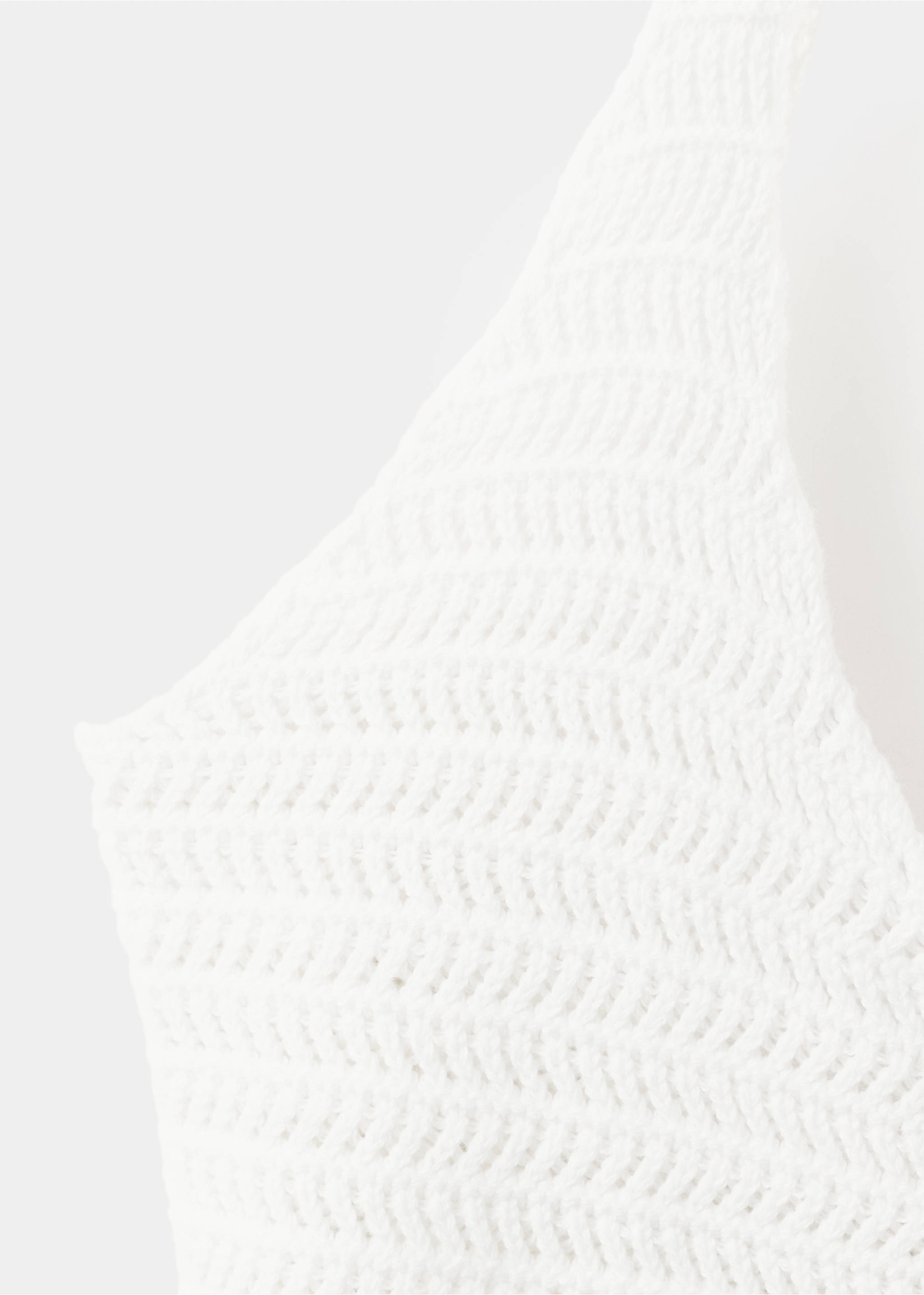 Beaded detail halter top - Details of the article 8, White. Ref: 37021511-00.