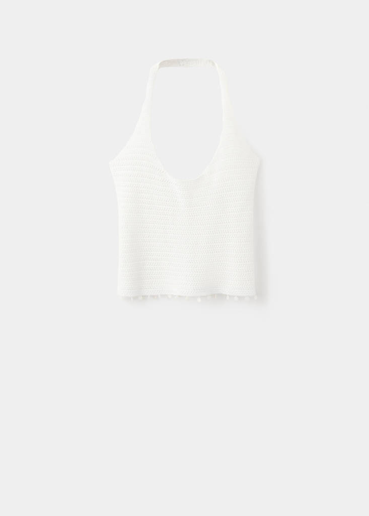 Beaded detail halter top - thumbnail 4