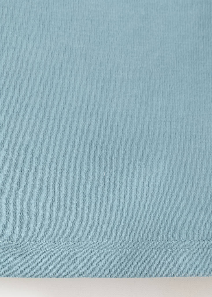 Halter top with embroidered details — Turquoise
