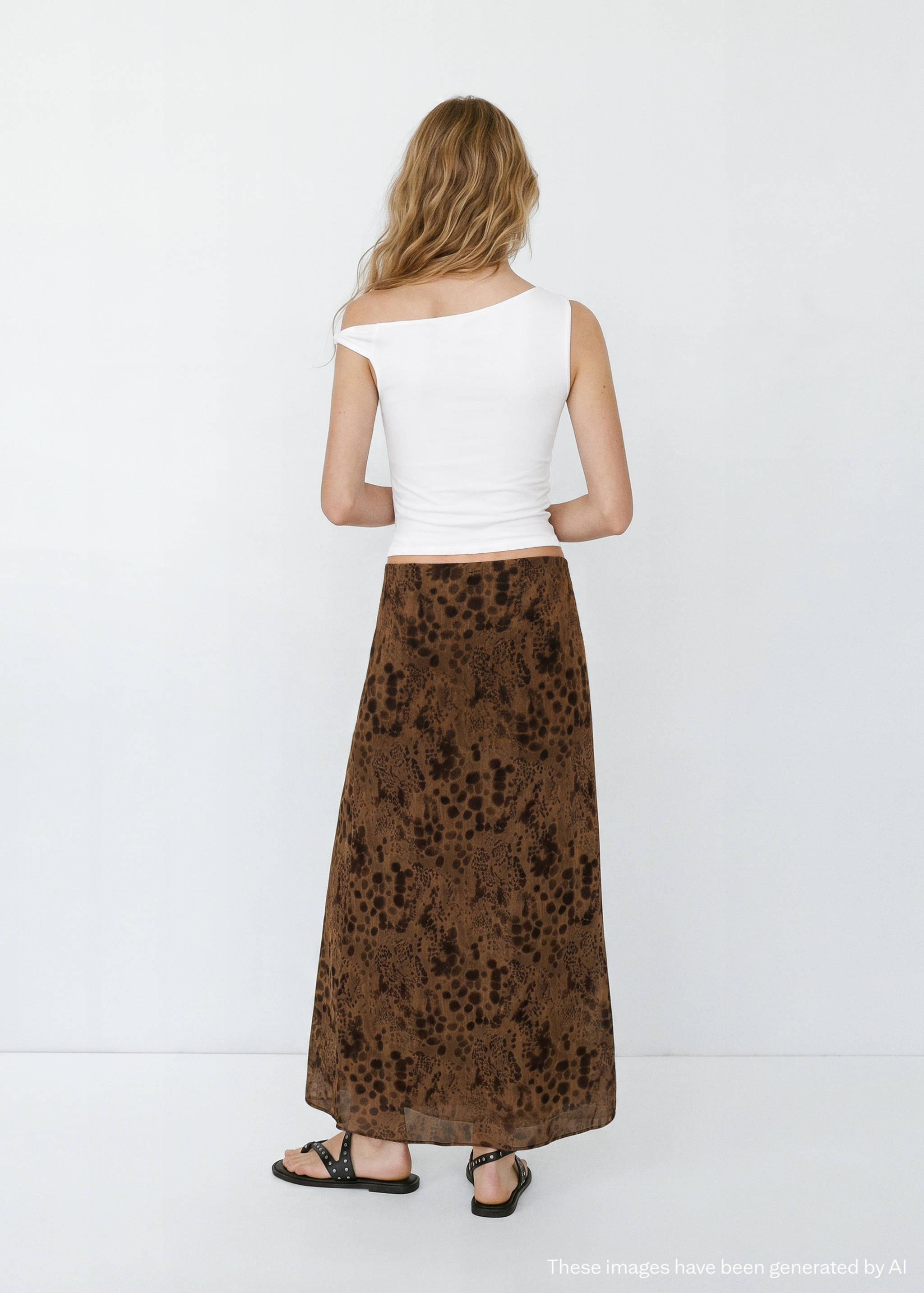 Boat-neck top - Reverse of the article