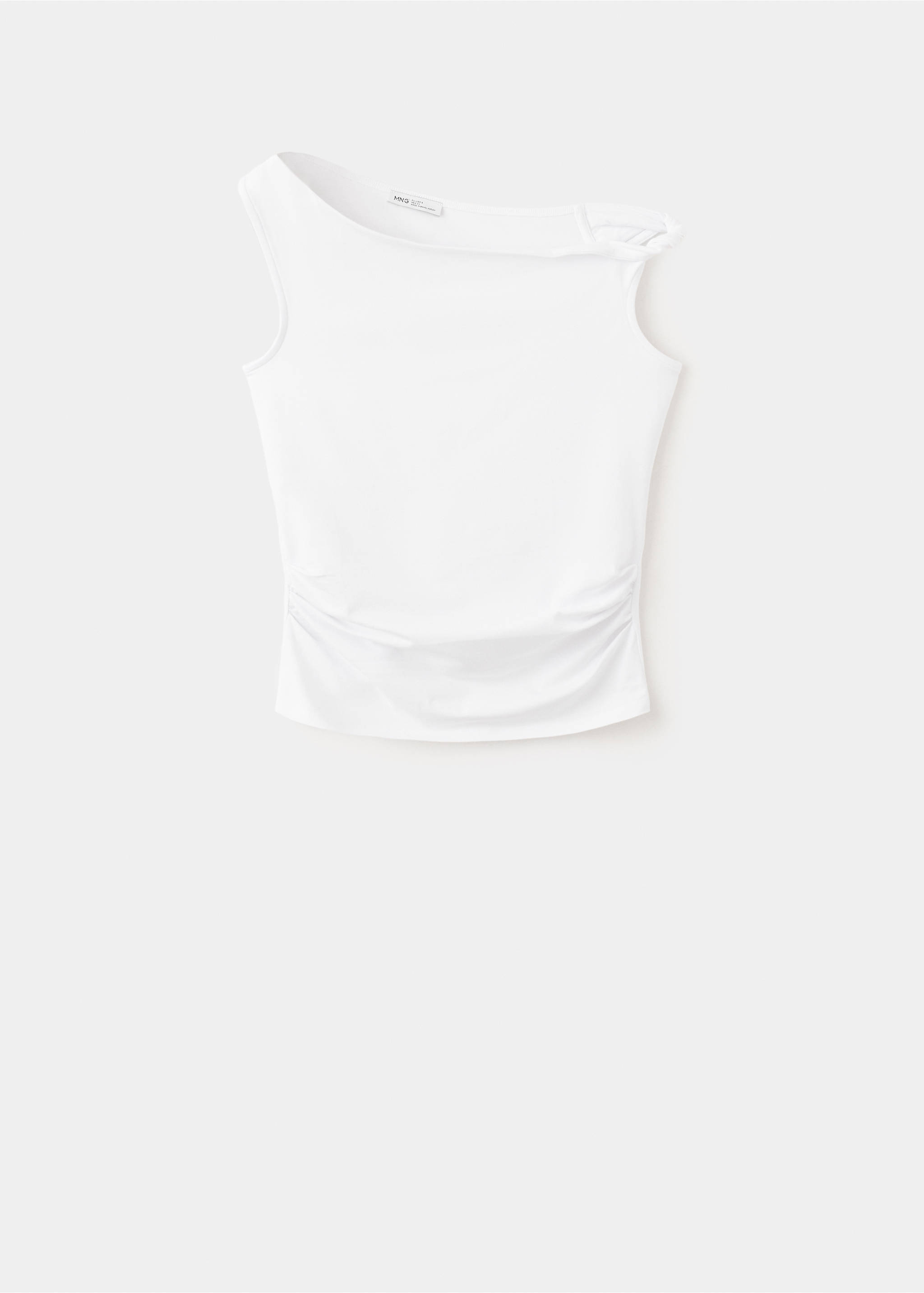 Boat-neck top - Article without model, Off White. Ref: 37021514-00.