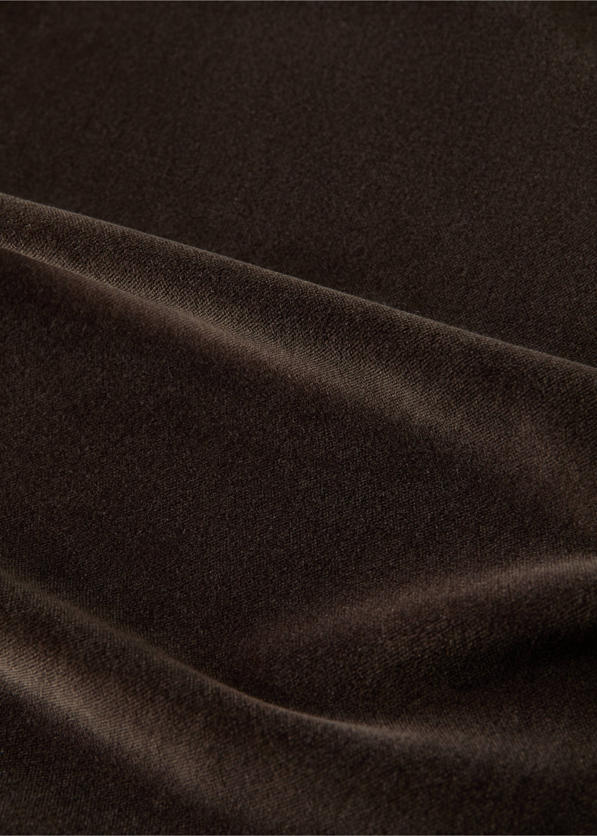 100% cotton curtain, high opacity - Details of the article 1, Chocolate. Ref: 37021516-00.