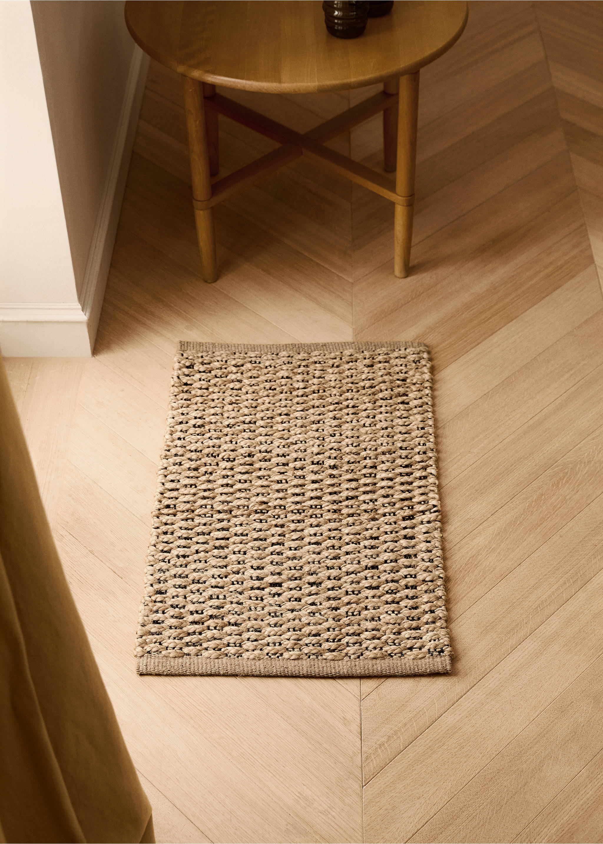 Jute doormat rug - General plane, Beige. Ref: 37021518-00.